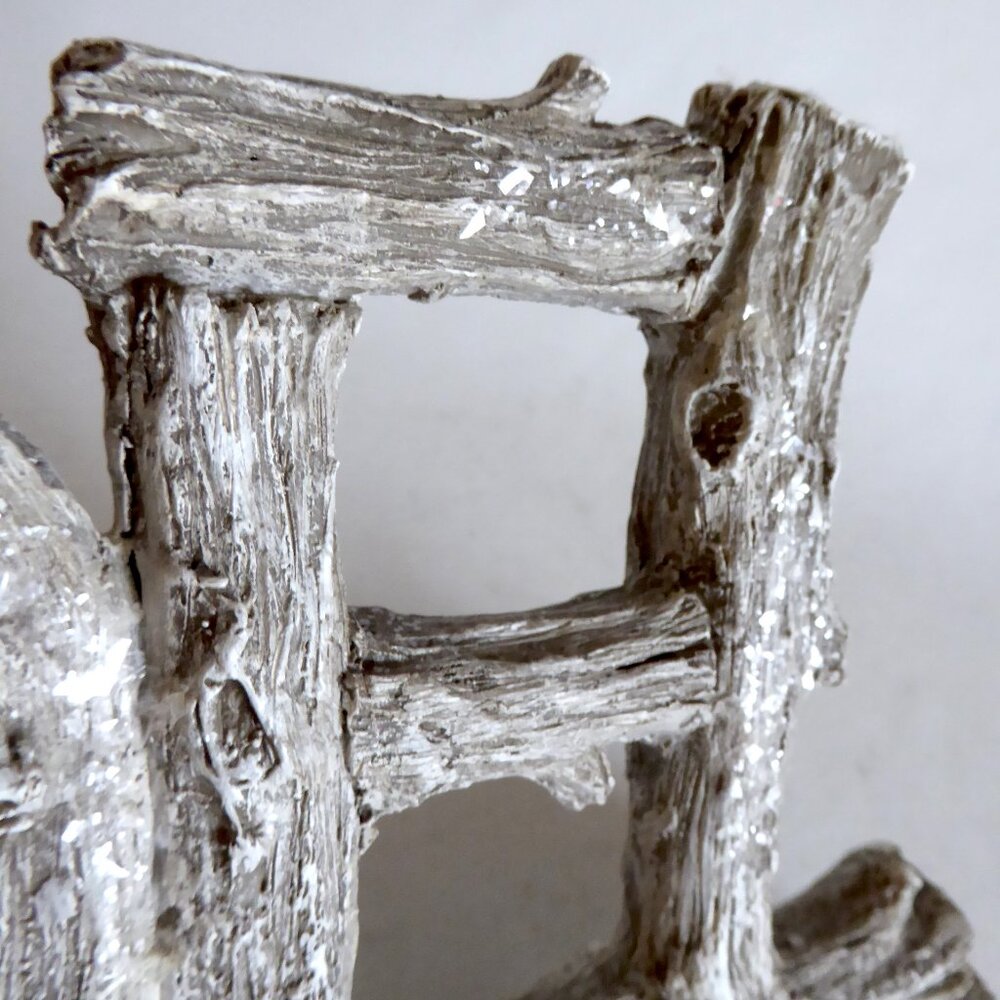 NEW 11.5” RUSTIC CHRISTMAS HOLIDAY NOEL TREE BRANCH RESIN SIGN CABIN FARMHOUSE - Picture 5 of 10